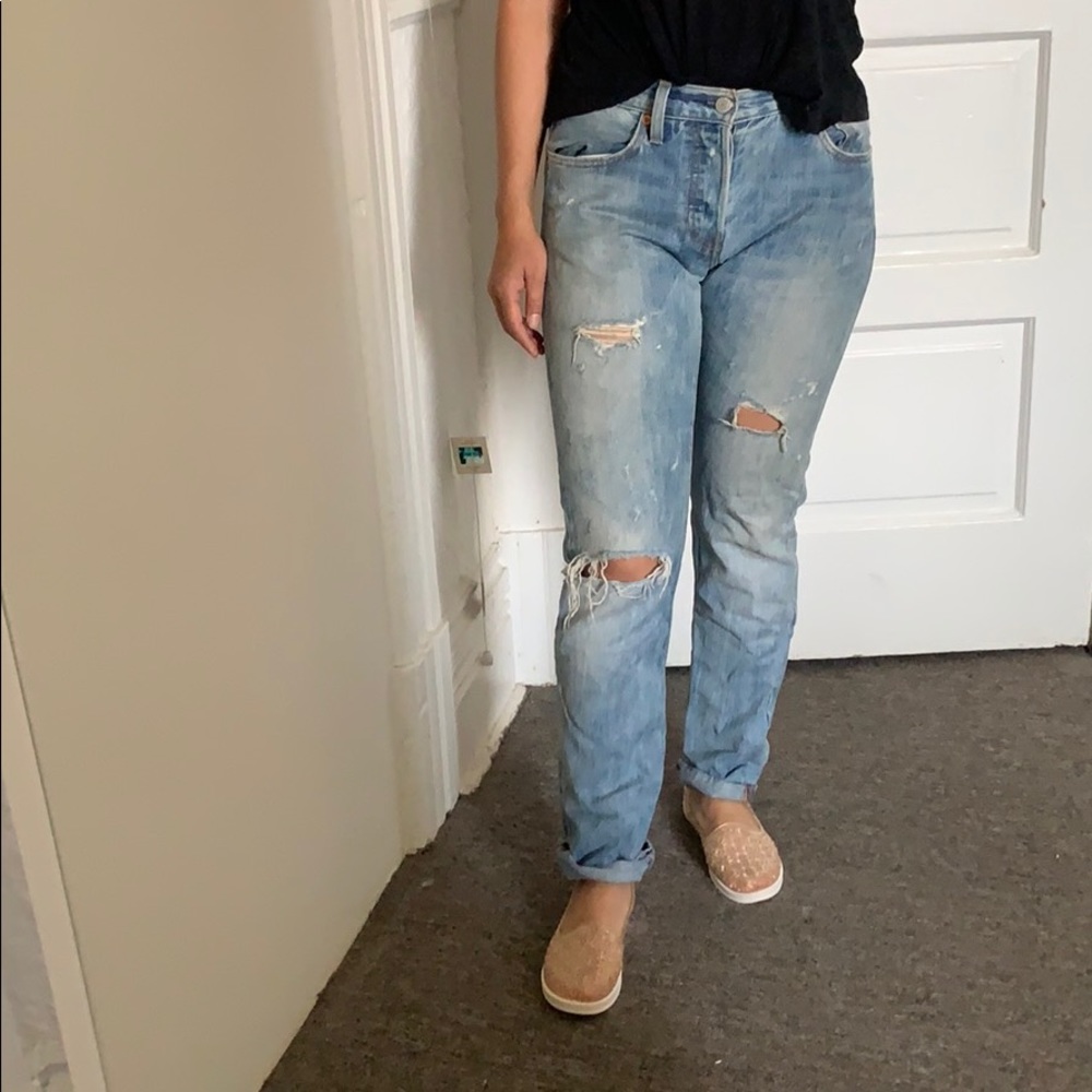 Levi’s 501 boyfriend jeans